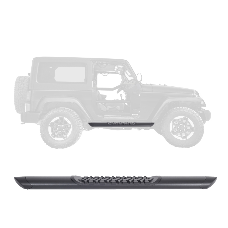 Go Rhino V-Series V3 Side Step - Universal 57in. (No Drill/Mounting Brkt Req.) - Tex. Blk thumbnail 5