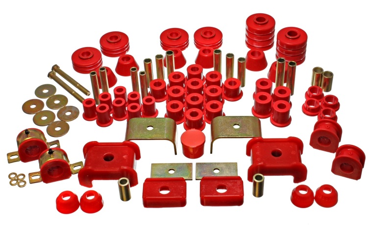 Energy Suspension 73-80 Chevy/GMC 4WD (w/ Stock Front Springs) Red Hyper-flex Master Bushing Set thumbnail 4