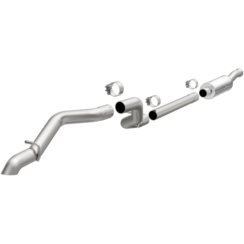 MagnaFlow Cat Back 2018 Jeep Wrangler 2.0L Rock Crawler Series Single Exit Stainless Exhaust thumbnail 3