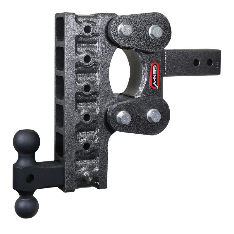 Gen-Y The Boss Torsion-Flex 2.5in Shank 10in Drop 1.1K TW 10K Hitch w/GH-031 Dual-Ball