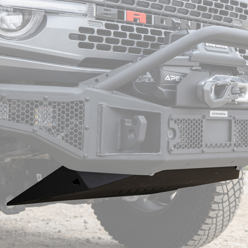 Go Rhino 21-24 Ford Bronco (Excl. Sport) Rockline Front Bumper Lower Skid Plate thumbnail 5