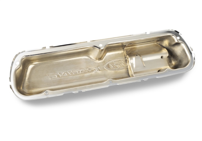 Ford Racing Embosses Logo Stamped Steel Valve Cover Chrome thumbnail 9