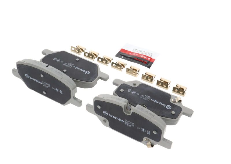 Brembo OE 20-24 Cadillac CT5/XT4/22-24 Chevy Camaro/2021 GMC Terrain Ceramic Brake Pad - Front thumbnail 8