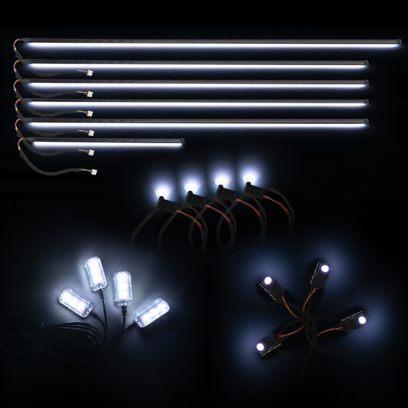 Oracle Lighting Dynamic Colorshift 18 Piece Universal Full LED Interior Dash Board Kit