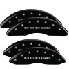 MGP 4 Caliper Covers Engraved Front & Rear With out stripes/Dodge Black finish silver ch thumbnail 8
