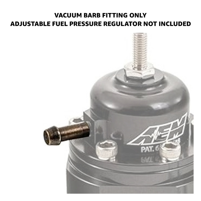 AEM Electronics Fittings and Adapters 25-611 FUEL PRESSURE REGULATOR BARB FITTING thumbnail 3
