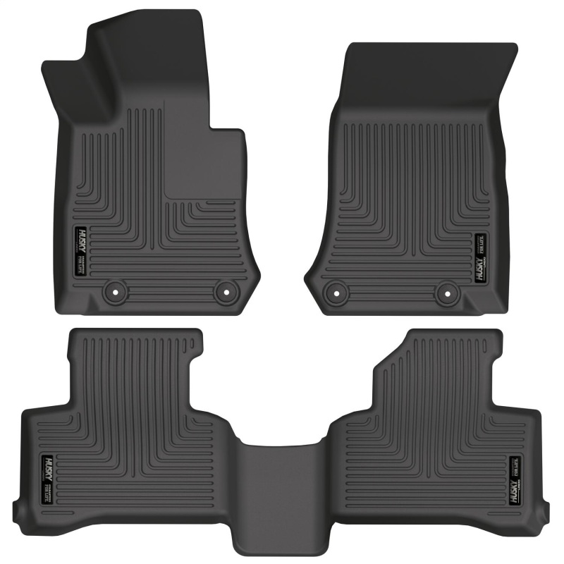 Husky Liners 17-22 Mercedes-Benz GLC300 Weatherbeater Black Front & 2nd Seat Floor Liners thumbnail 2