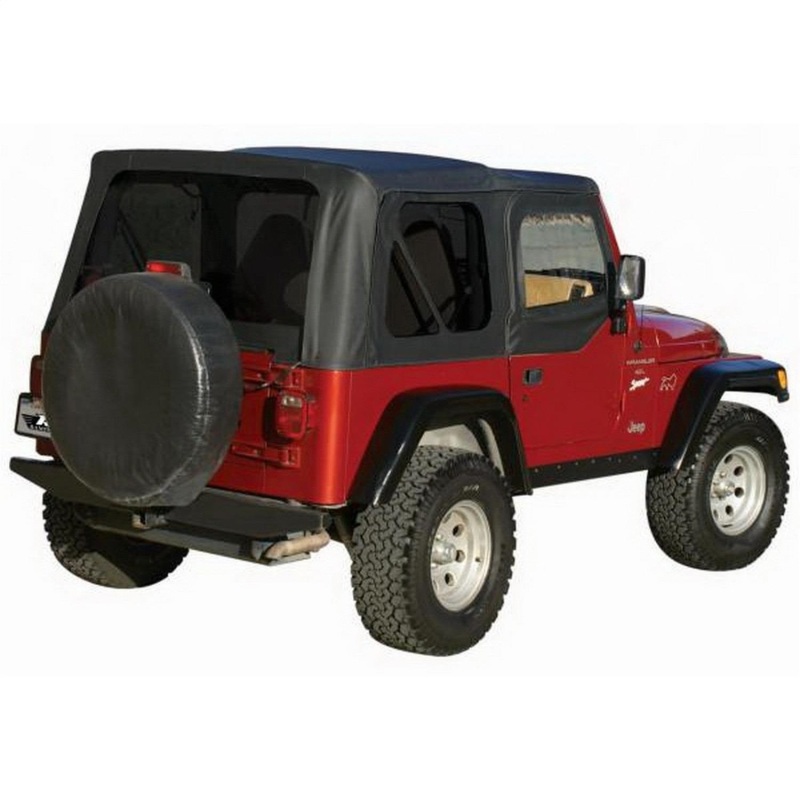 Rampage 1997-2006 Jeep Wrangler(TJ) OEM Replacement Top - Black Diamond thumbnail 3