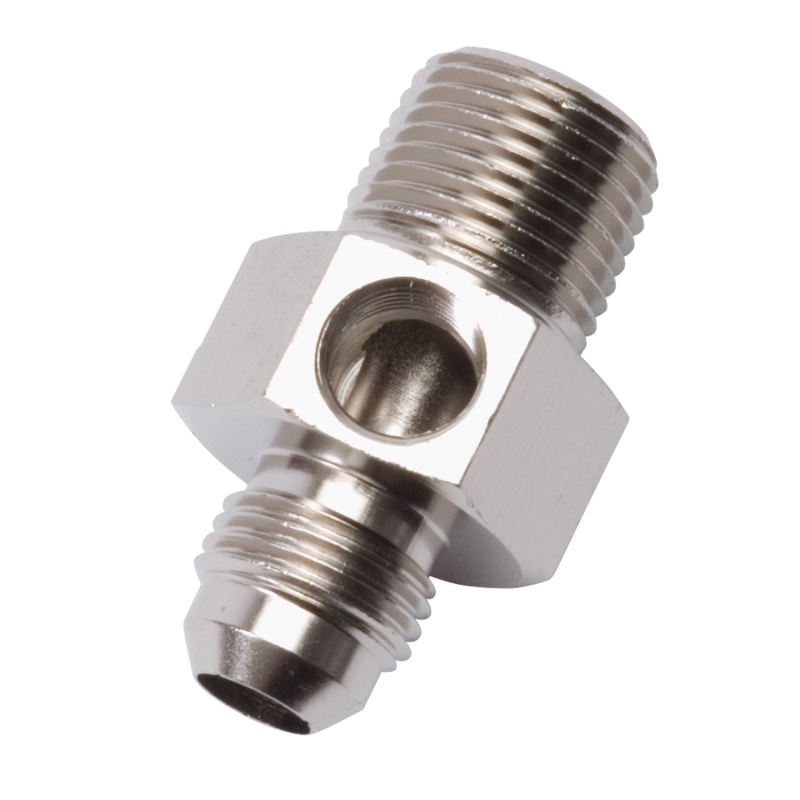 Russell Performance -6 AN Flare to 1/4in Pipe Pressure Adapter (Endura) thumbnail 5