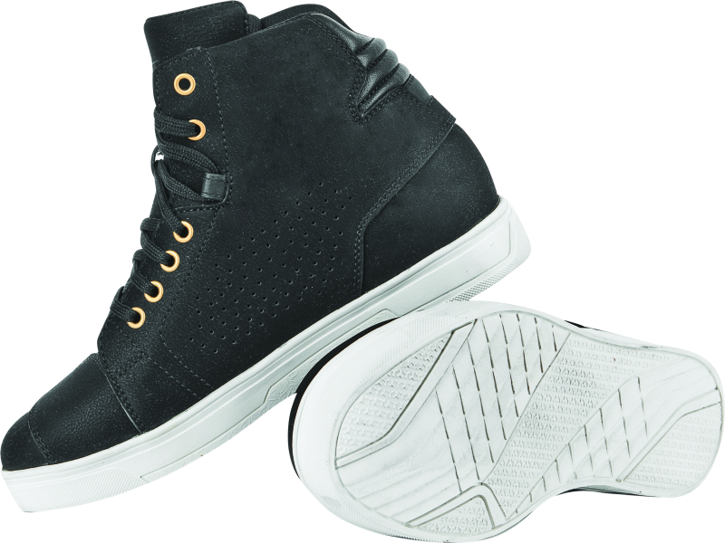 Speed and Strength Mad Dash Leather Shoes Black/White Womens Size - 8 thumbnail 4
