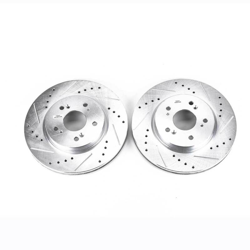 Power Stop 07-12 Acura RDX Front Evolution Drilled & Slotted Rotors - Pair thumbnail 2