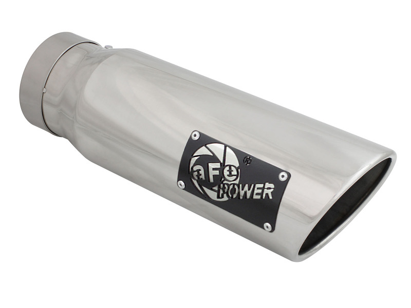 aFe Diesel Exhaust Tip Bolt On Polished 4in Inlet x 5in Outlet x 15in thumbnail 2