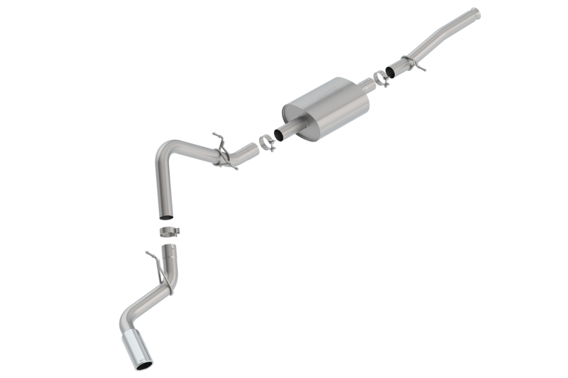Borla 2019 Silv/Sierra C/B Exhaust S-Type 1500 5.3L V8 AT 2&4WD 2DR REG. CAB, STD. BED WB 126 thumbnail 2
