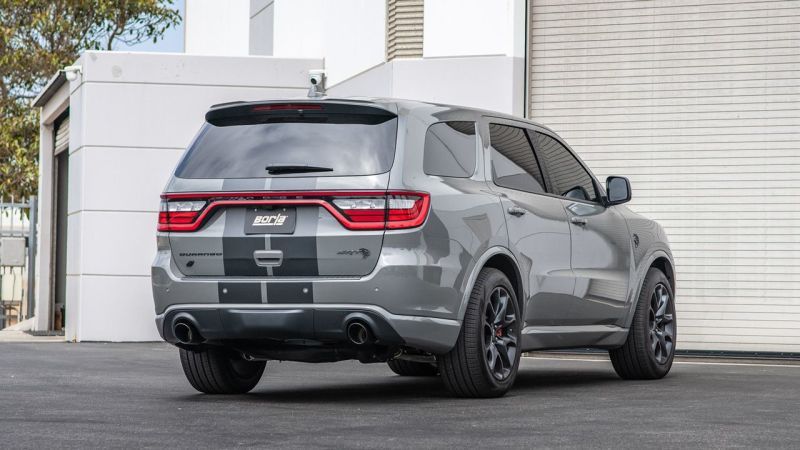 Borla 2021+ Dodge Durango SRT Hellcat 6.2L V8 AWD S-Type Cat-Back Exhaust System - Black Chrome Tips thumbnail 3