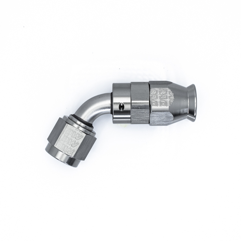 DeatschWerks 6 AN Female Flare Swivel 60-Degree Hose End PTFE - Anodized Matte Black thumbnail 6