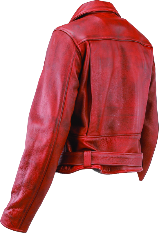 Kuryakyn Leather By River Road Arabian Spice Leather Jacket Red Womens - Small thumbnail 7