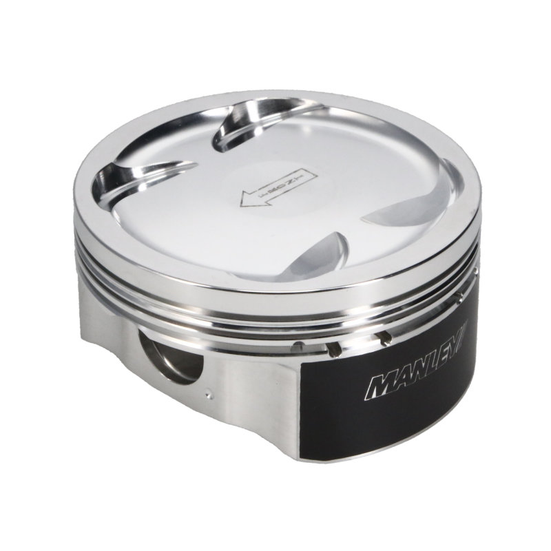 Manley 04+ Subaru WRX STi (EJ257) 83mm Stroker 99.5mm STD Bore 9.8:1 Dish Piston Set with Rings thumbnail 2