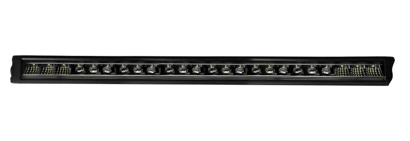 QuadBoss 30-inch Single Row Backlit LED 120W Lightbar White/Amber DRL