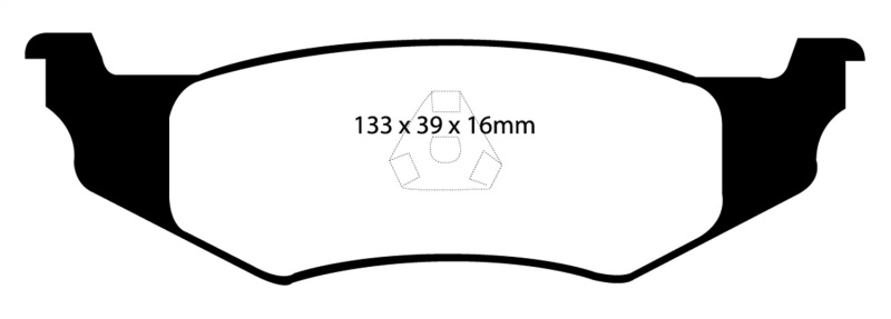 EBC S12 Brake Pad and Rotor Kit (1x ebcRK7307, 1x ebcDP31066C) thumbnail 6