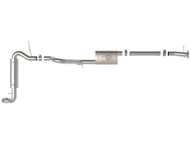 aFe Apollo GT 3in 409 SS Cat-Back Exhaust 2021 Ford Bronco L4-2.3L (t)/V6-2.7L (tt) w/ Polished Tips thumbnail 8