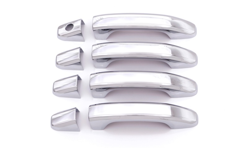 AVS 14-18 Chevy Silverado 1500 Door Handle Covers (4 Door) 8pc Set - Chrome thumbnail 2