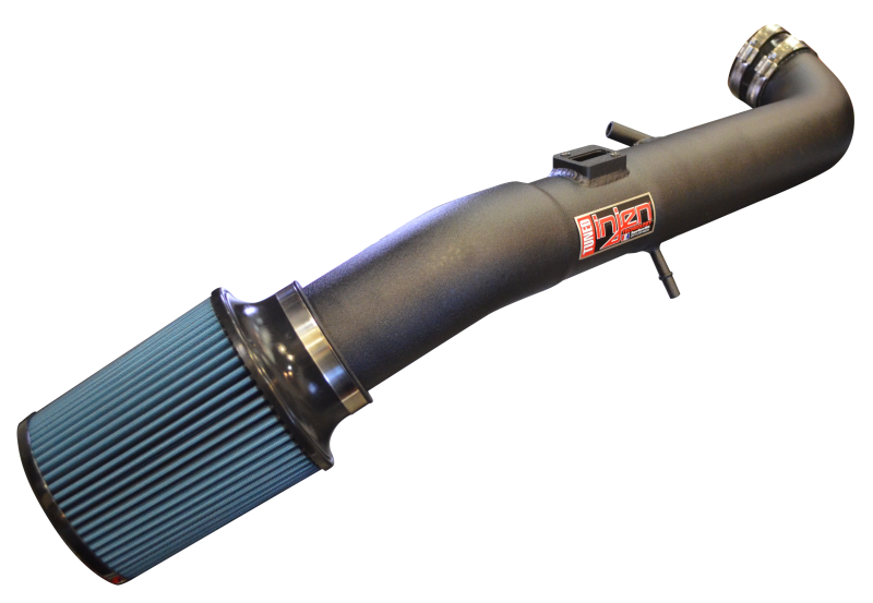 Injen 2017+ Chevrolet Colorado / GMC Canyon 3.6L Wrinkle Black Power-Flow Air Intake System thumbnail 4