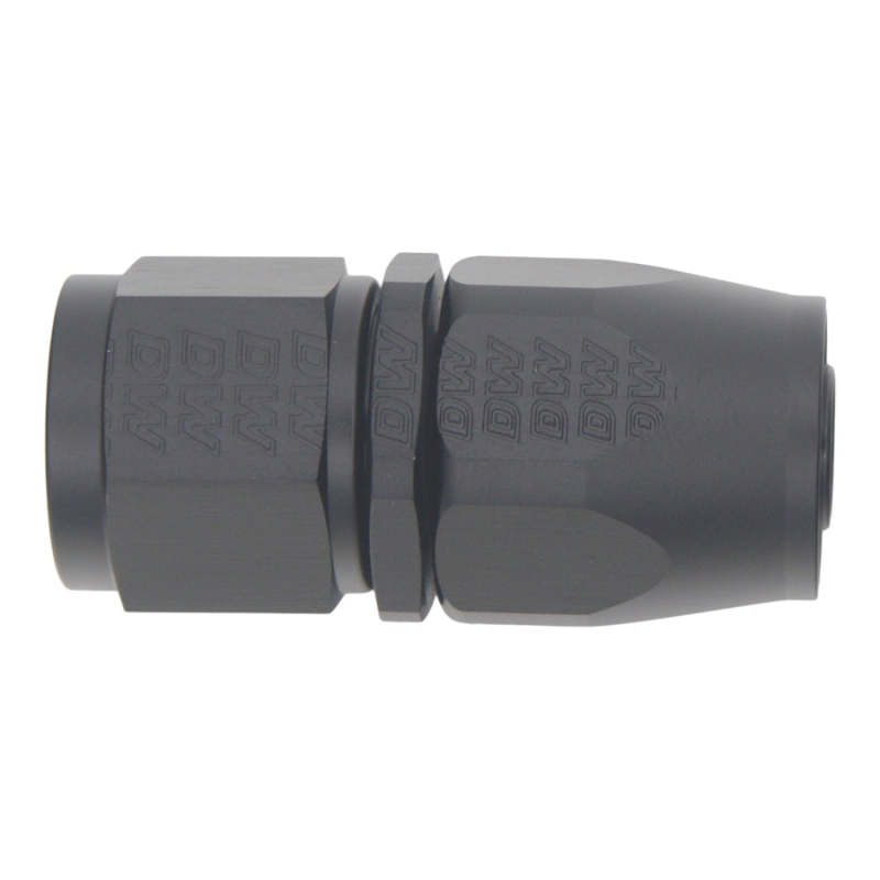 DeatschWerks 10AN Female Swivel Straight Hose End CPE - Anodized Matte Black thumbnail 2