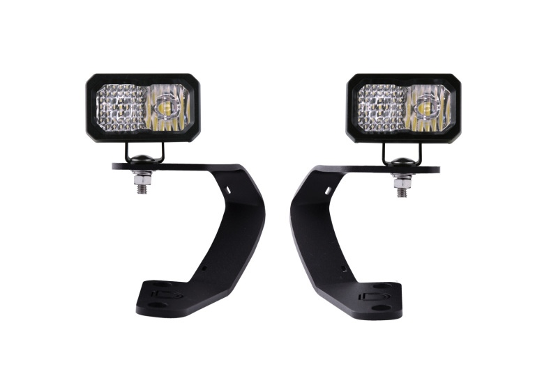 Diode Dynamics 10-21 Toyota 4Runner Stage Series 2in LED Ditch Light Kit Sport - White Combo thumbnail 3