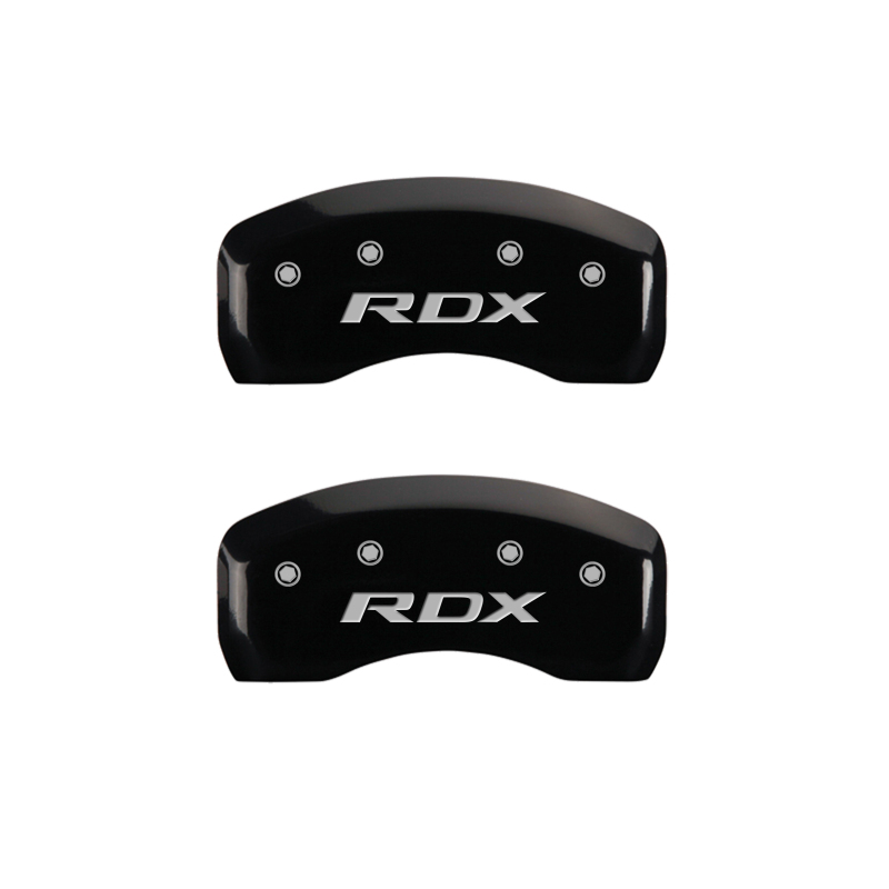 MGP 4 Caliper Covers Engraved Front Acura Rear RDX Black Finish Silver Char 2016 Acura RDX thumbnail 7