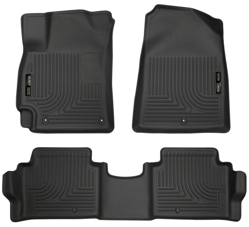 Husky Liners 2017 Hyundai Elantra Weatherbeater Black Front and Second Row Floor Liners thumbnail 3