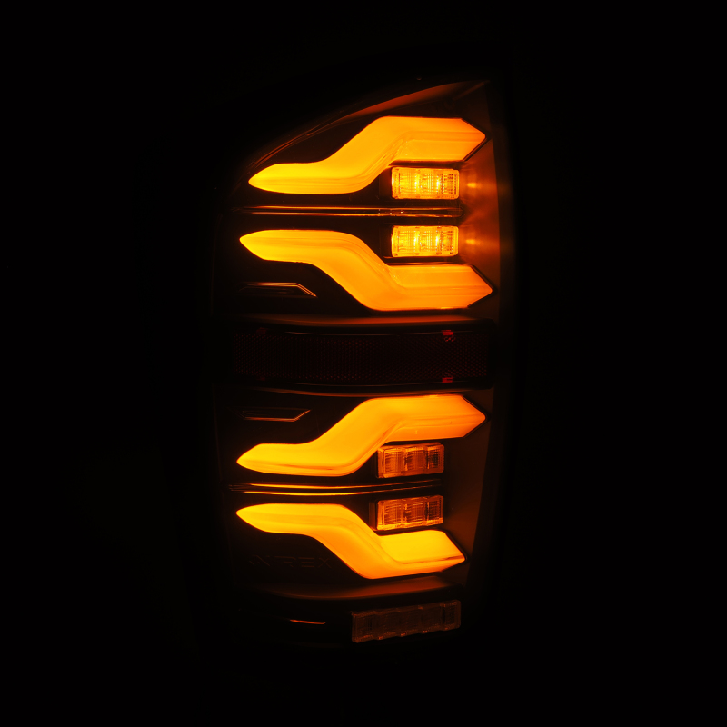 AlphaRex 16-21 Toyota Tacoma LUXX LED Taillights Blk w/Activ Light/Seq Signal thumbnail 7