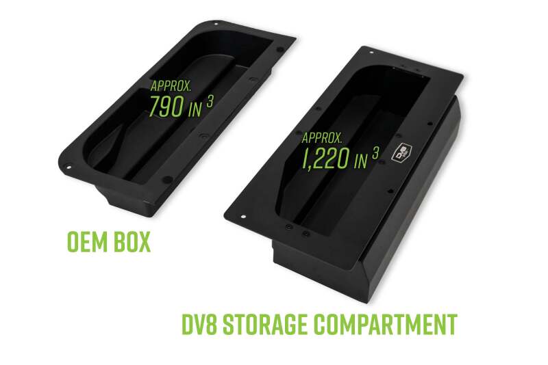 DV8 Offroad 2021-2024 Ford Bronco Storage Compartment thumbnail 6