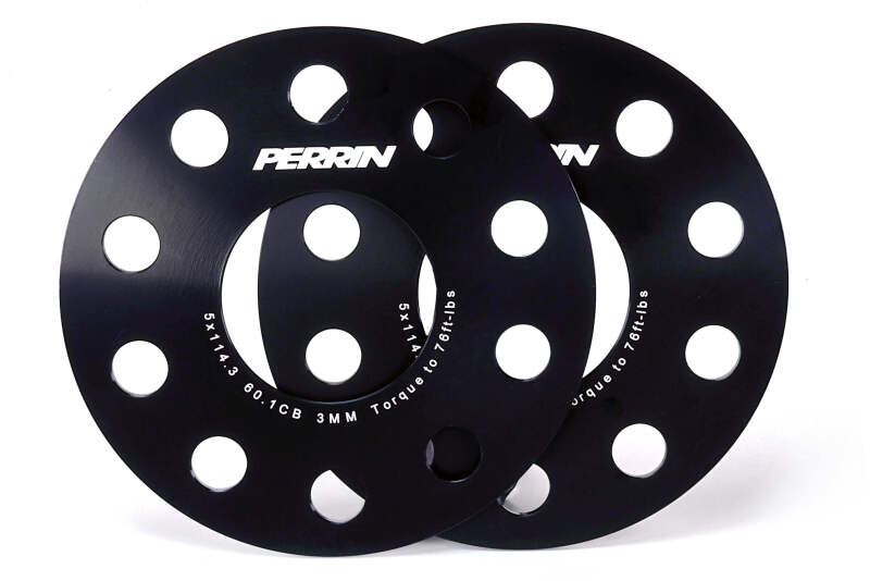 PERRIN 23-26 Toyota GR Corolla 60.1mm CB / 5x114.3 BP Wheel Spacers - 3mm