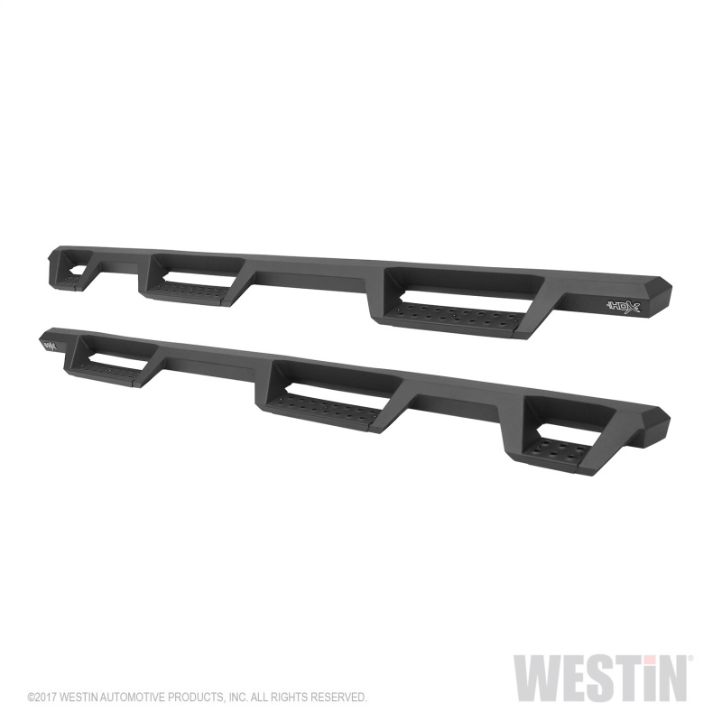Westin 07-18 Chevrolet Silverado 1500 CC 5.5ft Bed HDX Drop W2W Nerf Step Bars - Tex. Blk thumbnail 3