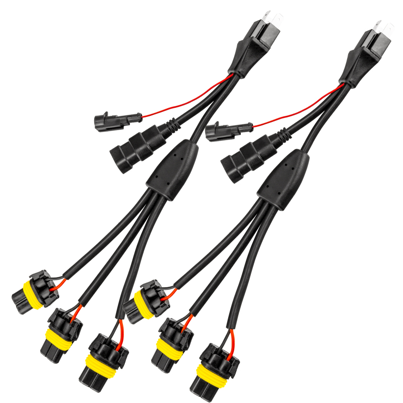 Oracle Vector H4 Headlight Wiring Harness (Pair- Euro Export Model) thumbnail 2