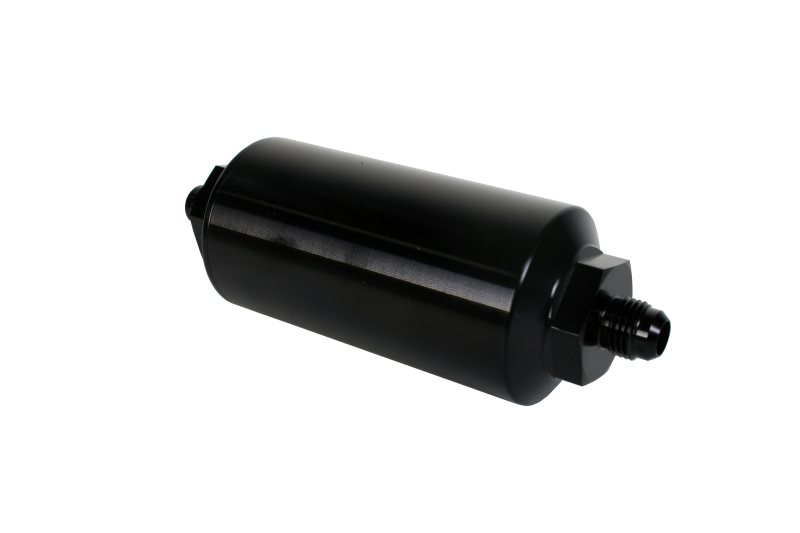 Aeromotive In-Line Filter - (AN-6 Male) 10 Micron Microglass Element Bright Dip Black Finish thumbnail 9