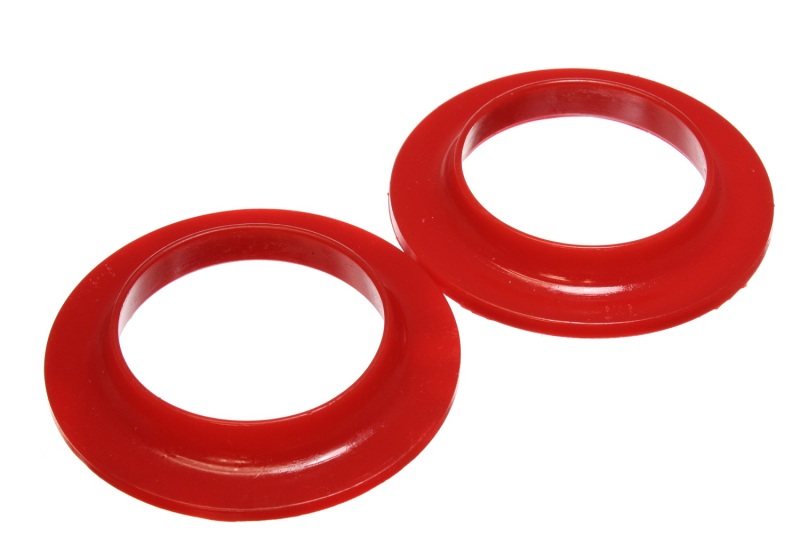 Energy Suspension Universal 3-3/4in ID 5-13/16in OD 7/8in H Red Coil Spring Isolators (2 per set) thumbnail 2