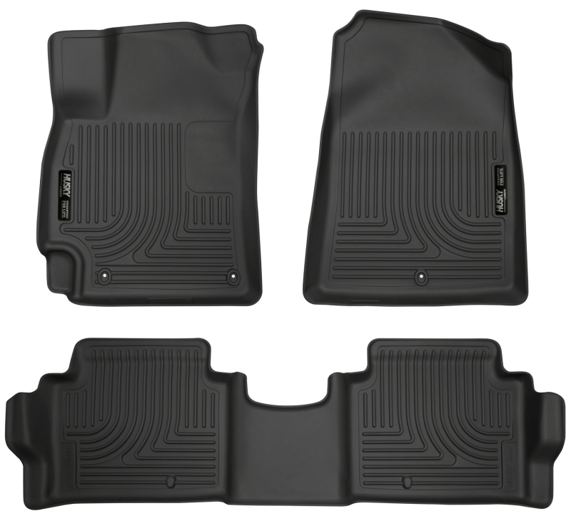 Husky Liners 2017 Hyundai Elantra Weatherbeater Black Front and Second Row Floor Liners thumbnail 5