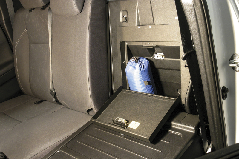 Tuffy 05-23 Toyota Tacoma Behind Seat Cubby Cover W/ Combo Lock thumbnail 8