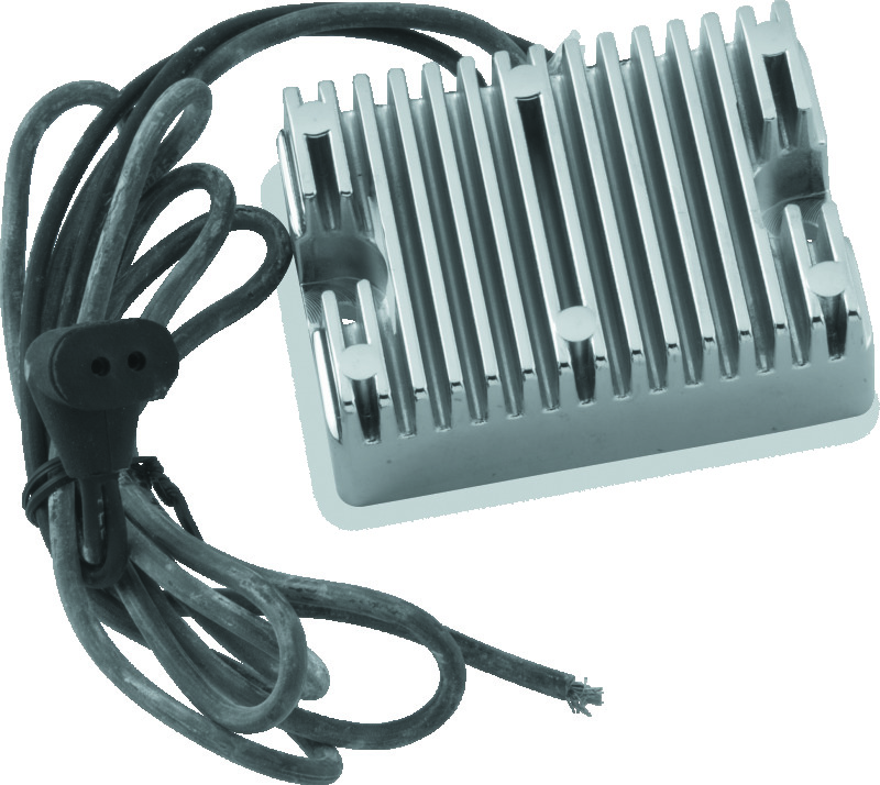 Twin Power 76-80 Big Twin Voltage Regulator Chrome Replaces H-D 74512-79A 17.8 Amp