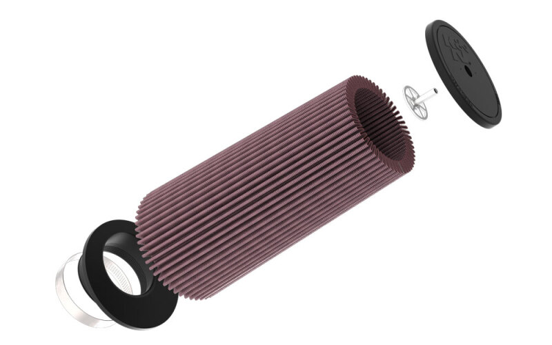 K&N Universal Clamp-On Air Filter 3-1/2in FLG - 5-3/4in B - 12-1/8in H thumbnail 5