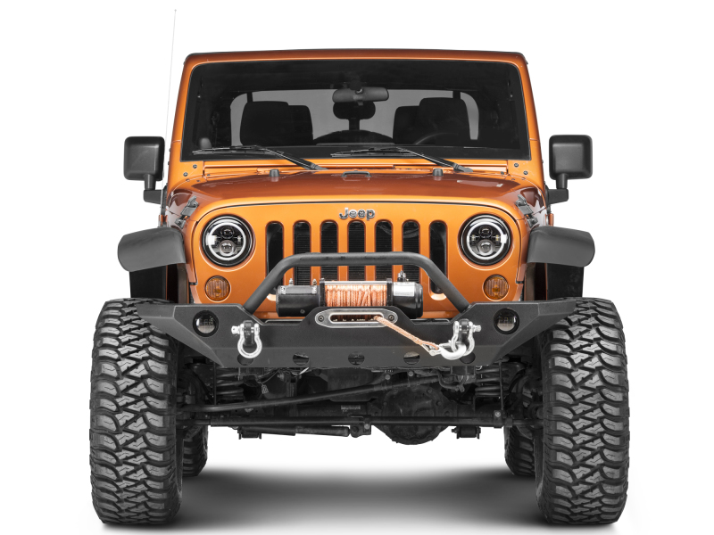 Raxiom 97-18 Jeep Wrangler TJ/JK Axial Halo Headlights w/ DRL Amber Signals- Black Hsng (Clear Lens) thumbnail 7