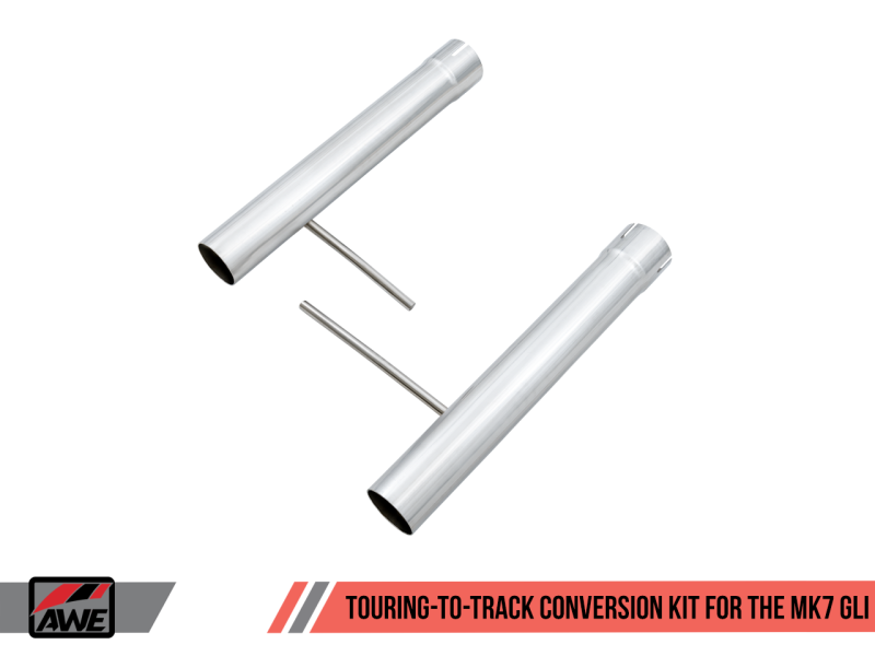 AWE Tuning 18-21 Volkswagen Jetta GLI Mk7 Track Edition Exhaust Conversion Kit thumbnail 4