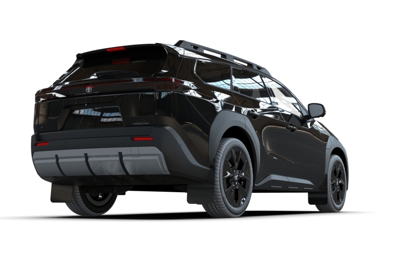 Rally Armor 2026+ Subaru Trailseeker Black UR Mud Flap w/Metallic Black Logo thumbnail 2