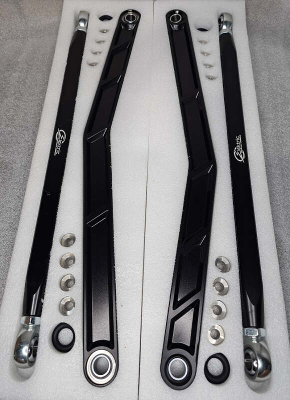 Elektric Offroad 2020+ Polaris Rzr Pro Xp Volt Billet Radius Rods Anodized Blk