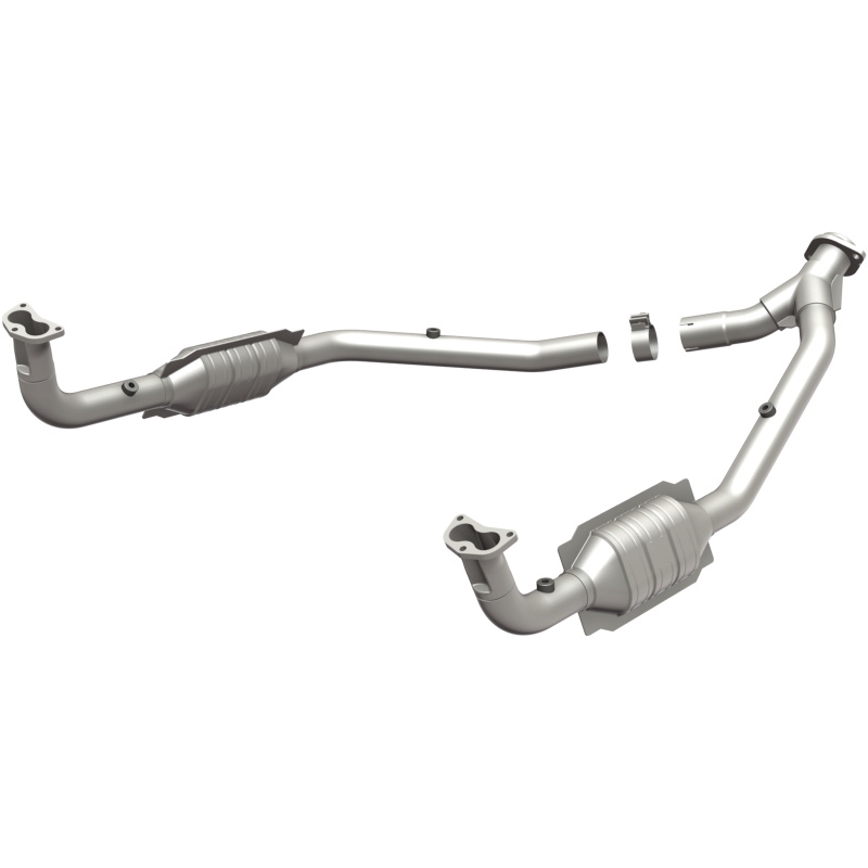 MagnaFlow DF Cat. Conv 97 Land Rover Defender 90 4.0L Y-Pipe Assy / 96-99 Discovery 4.0L Y-Pipe Assy thumbnail 2