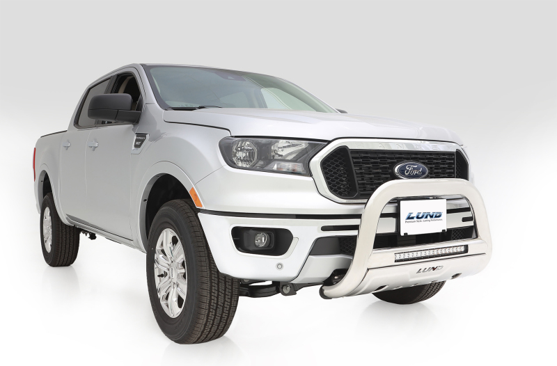 Lund 2019 Ford Ranger Bull Bar w/Light & Wiring - Polished Stainless thumbnail 4