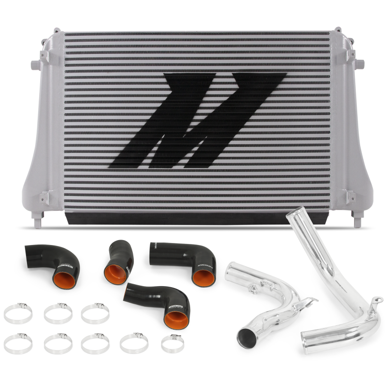 Mishimoto 2015+ VW MK7 Golf TSI / GTI / R Performance Intercooler Kit w/ Pipes (Polished) thumbnail 2