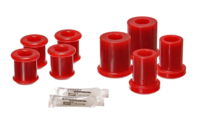 Energy Suspension 04-09 Cadillac XLR/XLR-V / 97-12 Corvette Red Front End C/A Bushing Set thumbnail 4