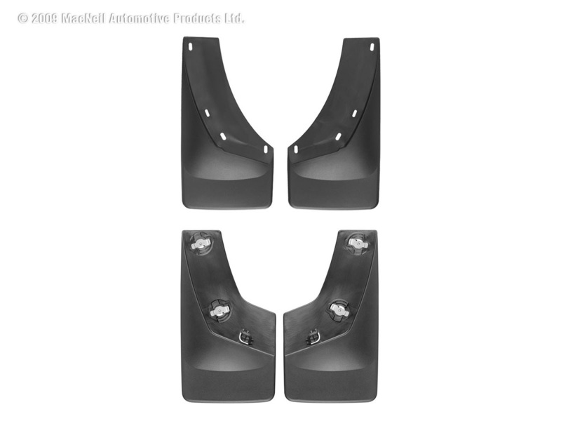 WeatherTech 07 Chevrolet Silverado No Drill Mudflaps - Black thumbnail 4